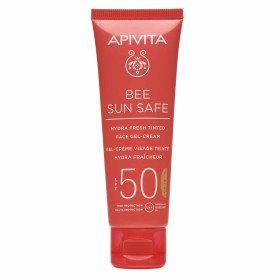 Apivita Bee Sun Safe Hydra Fresh Tinted Face Cream SPF50 Ενυδατική Αντηλιακή Gel Κρέμα Προσώπου Με Χρώμα, 50ml