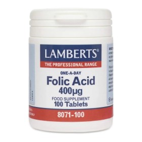 Lamberts Folic Acid 400μg, Συμπλήρωμα Διατροφής Ιδιαίτερα Σημαντικό Για Την Ανάπτυξη Του Εμβρύου 8071-100, 100 Κάψουλες