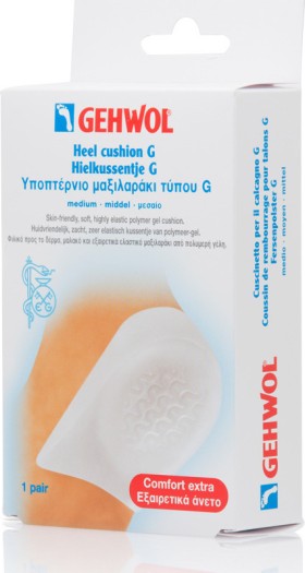GEHWOL Υποπτέρνια Τύπου G Medium, Υποπτέρνιο Μαξιλαράκι Τύπου G 2τμχ