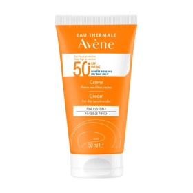 Avene Solaire Cream TriAsorB™ SPF50  Αντιηλιακή Κρέμα Προσώπου για Ξήρο Ευαίσθητο Δέρμα 50ml