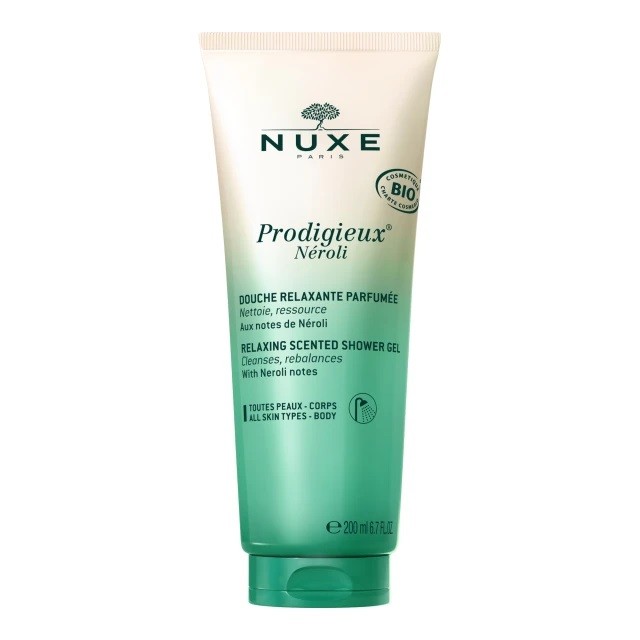 Nuxe Prodigieuse Neroli Relaxing Scented Shower Gel Αφρόλουτρο Σε Μοφή Τζέλ, 200ml