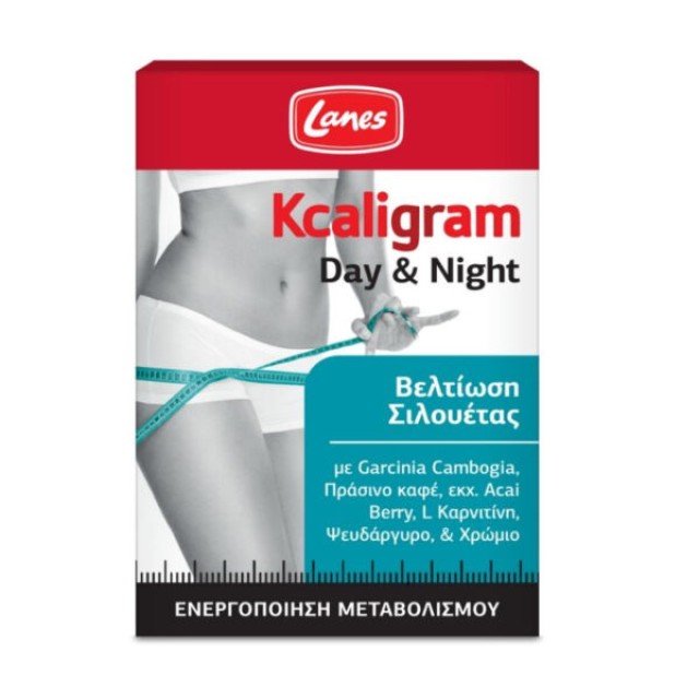 Lanes Kcaligram Day & Night 60 ταμπλέτες