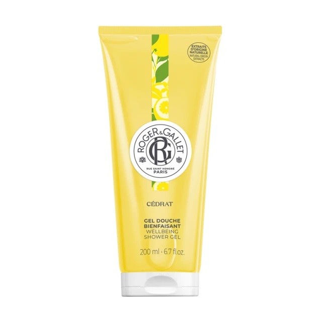 Roger & Gallet Cedrat Gel Douch Αφρόλουτρο με Άρωμα Κίτρου, 200ml