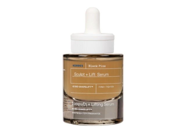 KORRES Black Pine 4D Serum, Μαύρη Πεύκη Ορός για Σύσφιγξη & Lifting, 30ml