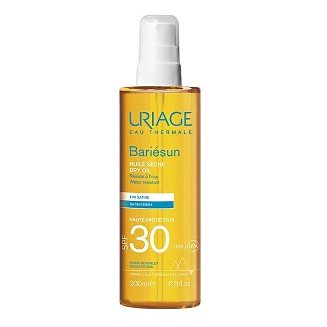 Uriage Bariesun Dry Oil Spray SPF30 Αντηλιακό Ξηρό Λάδι Σώματος & Μαλλιών, 200ml