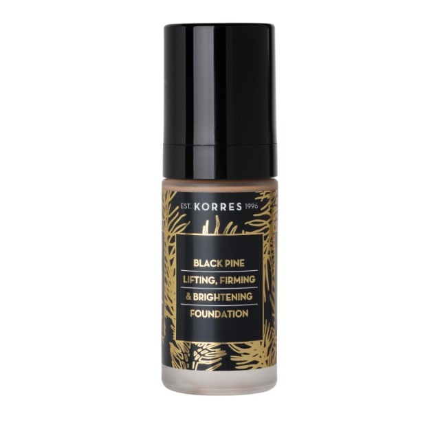 Korres Black Pine Lifting, Firming & Brightening Liquid Make Up BPF4, Μαύρη Πεύκη Make Up Ανόρθωση Σύσφιξη & Λάμψη Απόχρωση BPF4, 30ml