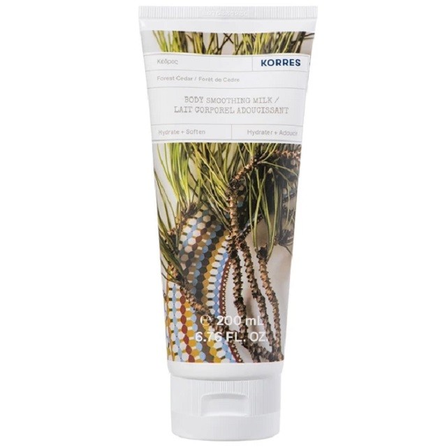 Korres Body Smoothing Milk Forest Cedar Ενυδατικό Γαλάκτωμα Σώματος Με Άρωμα Κέδρου, 200ml