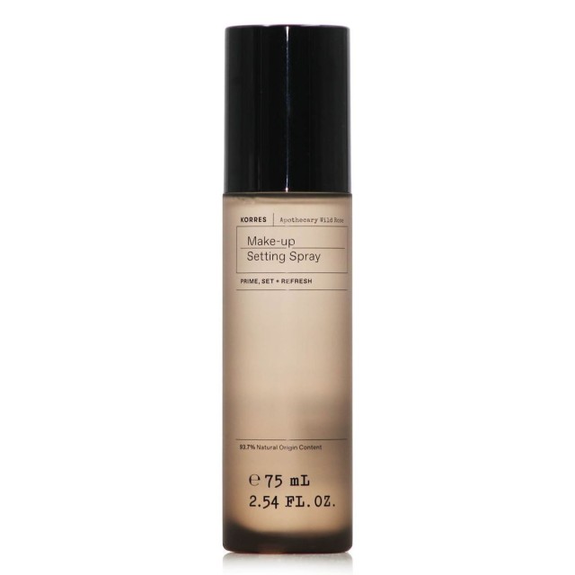 KORRES Apothecary Wild Rose Make-up Setting Spray Prime, Άγριο Τριαντάφυλλο Σπρέι Προσώπου 3 σε 1 Για Σταθεροποίηση Του Μακιγιάζ, 75ml