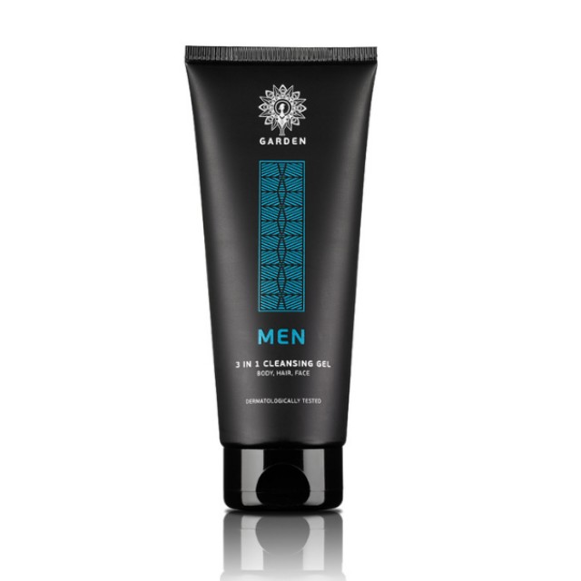 Garden Men 3 in 1 Cleansing Gel Σώμα, Πρόσωπο, Μαλλιά, 200ml