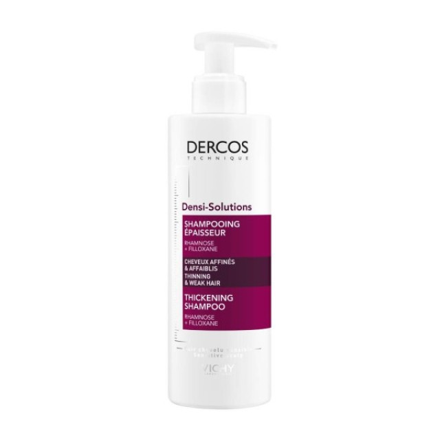 Vichy Dercos Densi Solutions Thickening, Σαμπουάν Πύκνωσης για Αδύναμα, Λεπτά Μαλλιά, 250ml