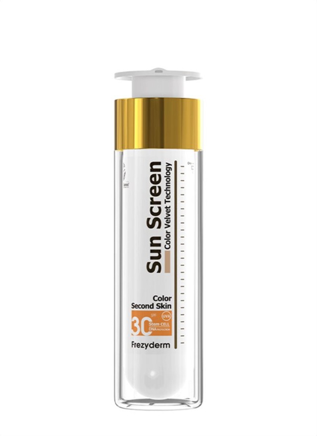 Frezyderm Sun Screen Color Velvet Face Cream SPF30 Αντηλιακή Προσώπου με Χρώμα 50ml